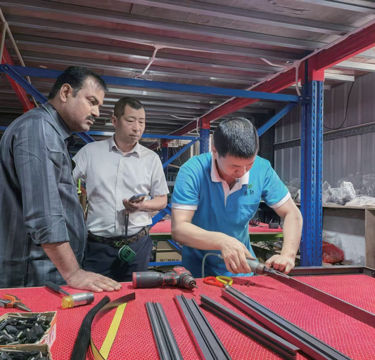 Recently, Key Partners from India Visited Our Production Base for On-Site Inspection and Exchange