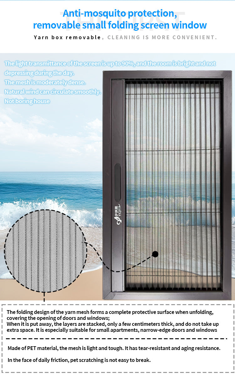 ZH-21 fold small detachable screen window